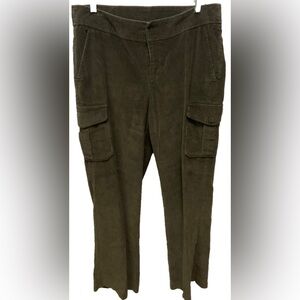 Harris Wallace New York Corduroy Pant Women’s 12 Petite Cargo